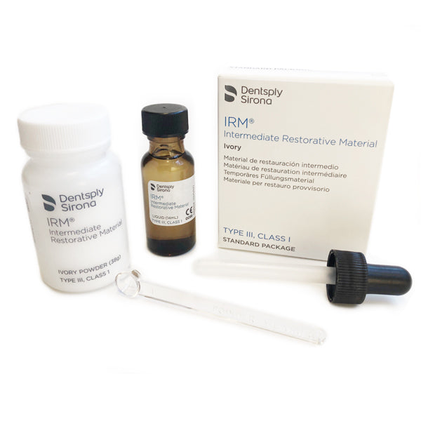 Dentsply Sirona 610007 IRM Intermediate ZOE Restorative Material Ivory Powder & Liquid Dentsply Sirona 610007 IRM Intermediate ZOE Restorative Material Ivory Powder & Liquid